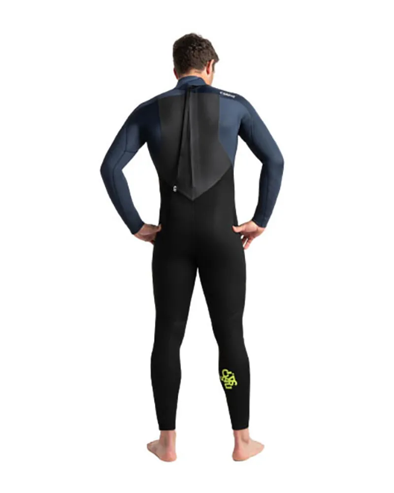 C-Skins Legend 4:3 Men's GBS Back Zip Steamer Black/Blue-5